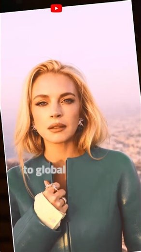 Lindsay Lohan Shoots Vogue Cover on Burj Al Arab Helipad in DUBAI 😳✨ #shorts