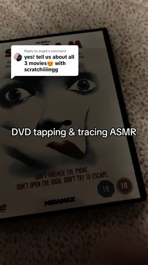 DVD Tapping & Tracing ASMR: Scream Movie Review & Unboxing