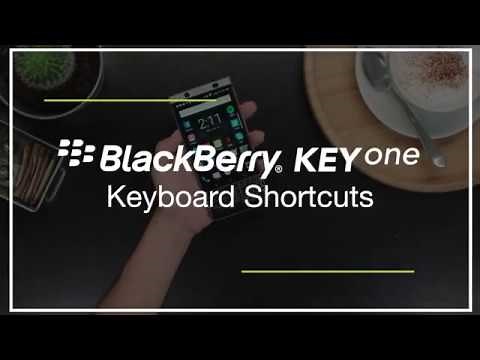 BlackBerry KEYone Keyboard Shortcuts