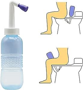 Portable Handheld Personal Hygiene Refresher Toilet Butt Cleaner Travel Bidet Spray Bottle for Home 450 ml.