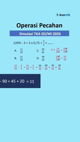 Operasi Pecahan dalam Matematika Kelas 6 SD 2026