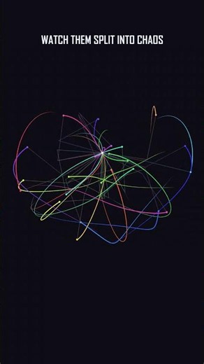 🌈 Hypnotic Double Pendulum Chaos 🌈