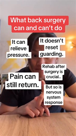 What back surgery can and can’t do #backpain #shootinglegpain #discinjury #sciatica #backsurgery | London Osteopath