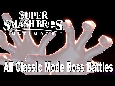 Super Smash Bros. Ultimate - All Classic Mode Boss Battles [HD 1080P]