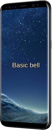 Samsung Galaxy S8 ringtone and alarm - Basic bell