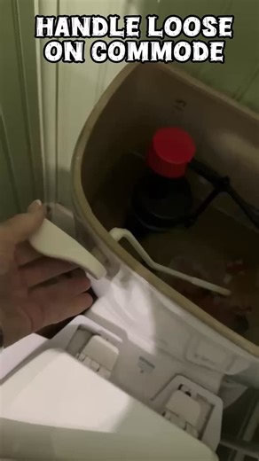 Commode handle loose. Tightened the screw cap, easy fix. 👍🏻 #thenakedrancher #nakedrancher #toilet #diy #handle | The Naked Rancher
