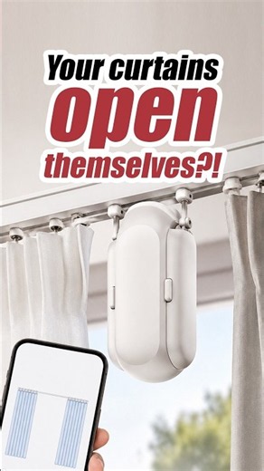 Your curtains can open themselves?! 😳 | 14 Smart Automatic Curtain