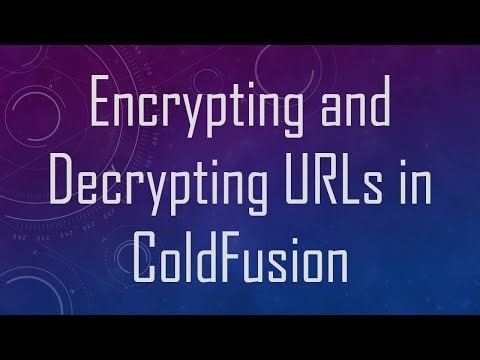 Encrypting and Decrypting URLs in ColdFusion