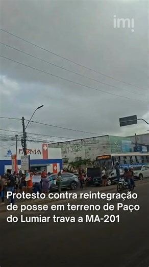 Imirante | Um protesto contra uma reintegração de posse bloqueou, na manhã desta segunda-feira (5), o trânsito na Estrada de Ribamar (MA-201). A... | Instagram