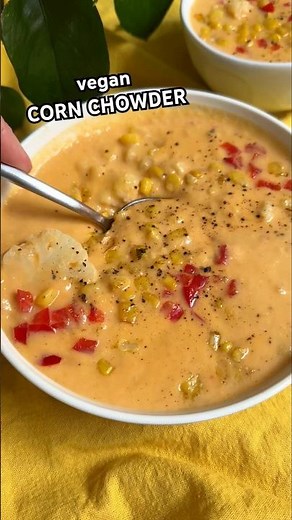 30-Minute Vegan Corn Chowder 🌽