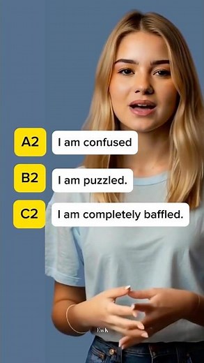 🧠 A2 vs B2 vs C2 English 🤯 | Tired, Happy, Confused—Level Up Your Vocabulary! 🚀