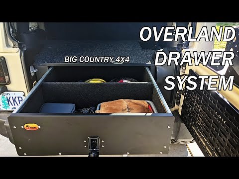 Overland Drawer System Install by Rugged Bound/BigCountry4x4 | Jeep Wrangler JKU