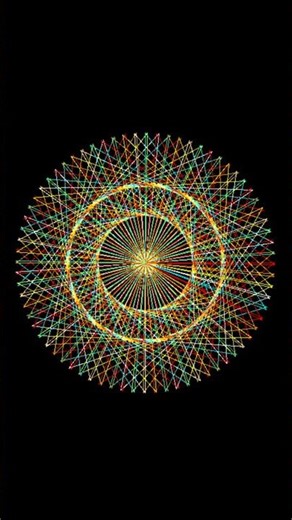 Colourful Star Spiral: A Turtle Graphics Animation! #Code2Pix #python #animation