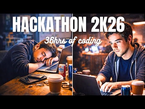 No sleep 😴|Non-Stop Coding👩‍💻|Hackathon 2k26 🔥