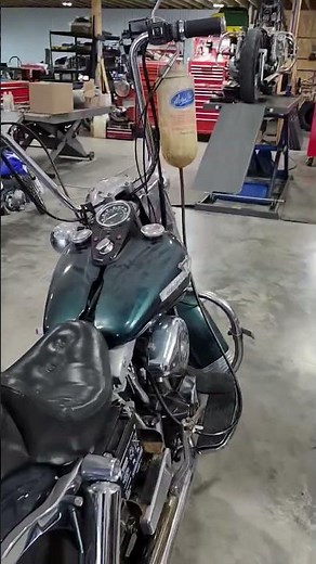 1980 Harley Davidson FLH Shovelhead running at idle. #harleydavidson #Shovelhead #vintageharley