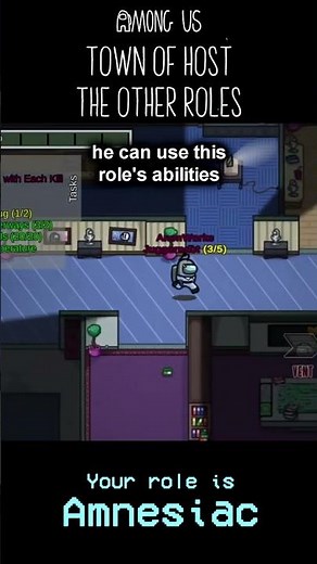 Among Us but your role is AMNESIAC || Town of Host: The Other Roles mod