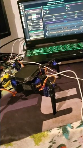 DIY wireless Spider Robot microRos