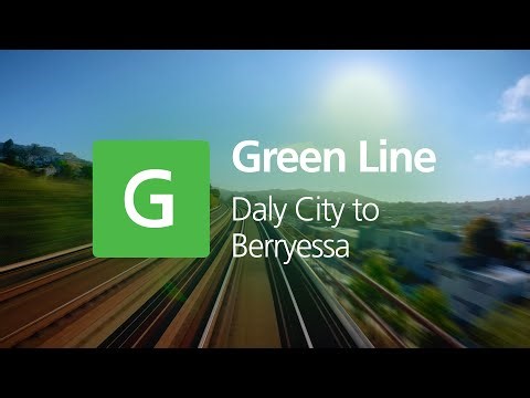 BART Cab Cam: Green Line from Daly City to Berryessa/North San José