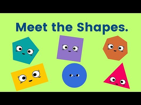 Learn the shapes |Meet the shapes| Triangle| Square|Rectangle|Circle|Hexagon|Pentagon
