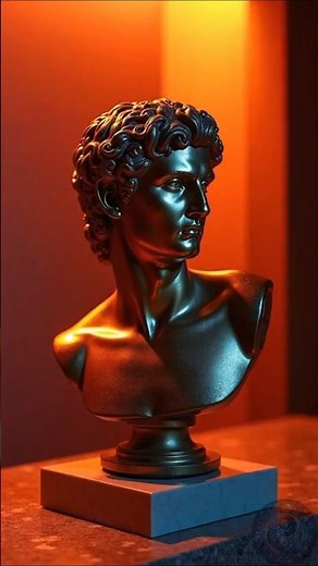 Crushing Things: Bust of David #trending #crush #hydraulicpress #ai