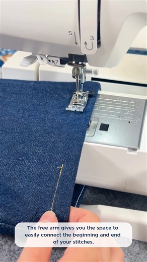 4.6K views · 23 reactions | From attaching cuffs to hemming pants, the Memory Craft 1000’s free arm makes it a breeze! ✨ Keep your hemlines crisp, on-trend, and tailor-free. 淋✂️ Tap the link for more inspiration on using the Memory Craft 1000, combination sewing and embroidery machine! https://pinterest.pulse.ly/qkdied7jes Janome Canada | Janome Sewing Machines | Facebook