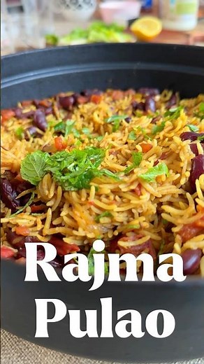 Kidneybohnen mit Basmatireis 🇮🇳#shorts #indischerezepte #reis #kidneybohnen