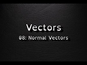 Unreal 5 Tutor: Vectors 08: Normal Vectors