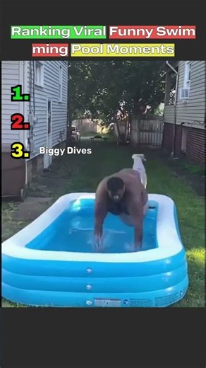 Ranking Viral Funny Swimming Pool Moments