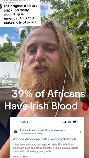 Jacobs Re GENE🧬ration | Many so called “afrikan” peoples als have Irish blood ….. So called “black people” ….use to live and even control Europe /parts of... | Instagram
