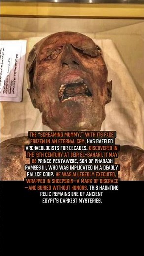 The Screaming Mummy #history #book_records #interestingfacts