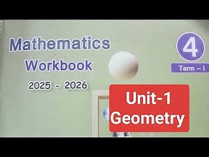 4th std term-1 Maths workbook unit-1 Geometry key answers..2025-26