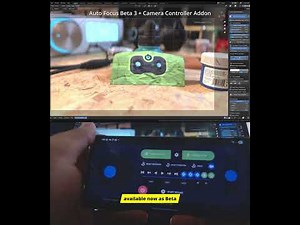 Blender Auto Focus Camera Addon