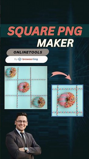 How to Create a Square PNG Image in Just One Click #shorts #tipsandtricks
