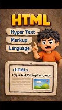 HTML itu gini...! PART 1 #coding #fyp #viral #shorts #claymation