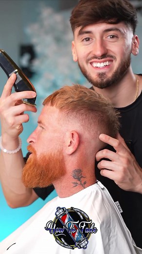 Mid Fade Haircut Tutorial by MartyBlendz Barber