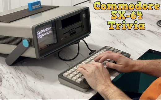 【The 8-Bit Guy】修复Commodore SX-64以及一些琐事