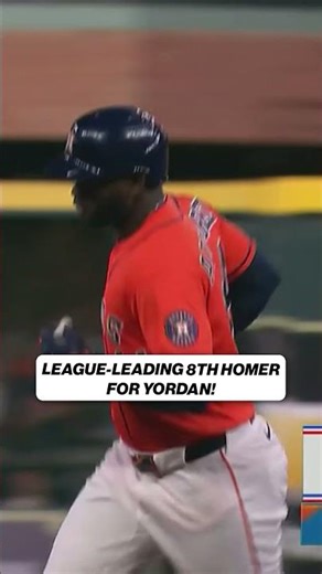 Yordan Alvarez joins Judge and Walker with 8 homers this year! 🚀 #mlb #yordanalvarez #baseball