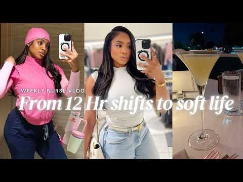 Vlog: Week in the life of a Nurse | Life Reset, Boundaries , Shopping and Girl Dinner