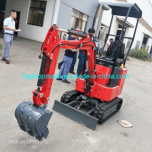[Hot Item] 1000kg Farming/ Garden Use Mini Excavator Small Bagger Digger