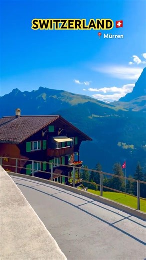Mürren🇨🇭follow account for more nature content #travel #explore #switzerland