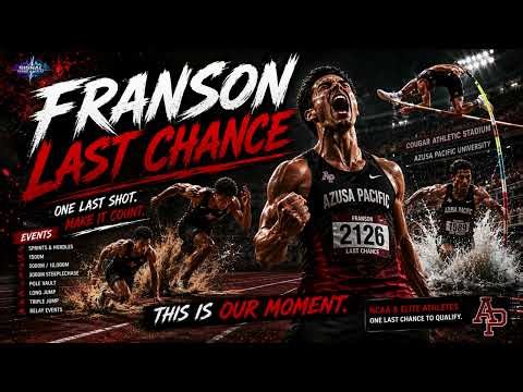 Franson Last Chance 2026 | Track & Field Rap Rock Anthem Song
