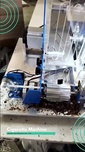 Cigarette machine with Wecon LX6C PLC and VD3E Servo