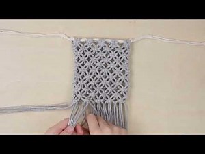 DIY Macrame Drawstring Bag