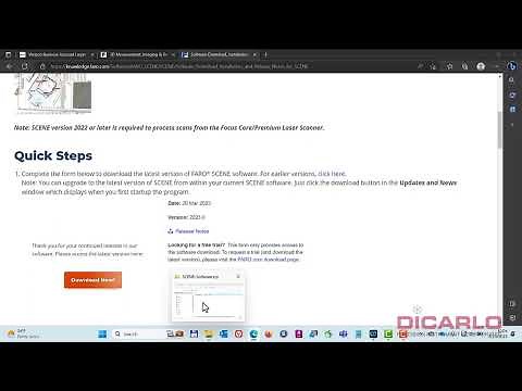 FARO SCENE download and install