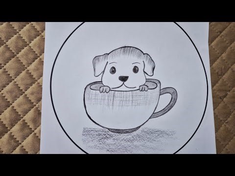 How to draw angry puppy drawing...pencil sketch..drawing for beginers..subscribe my channel..