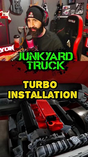 Turbo in the V8 is the only way to go. Junkyard Truck gameplay, an in depth car simulator game with deep repair and maintenance mechanics. #junkyardtruck #simulator #CarGames #gameplay #trucks | The Iron Lyon