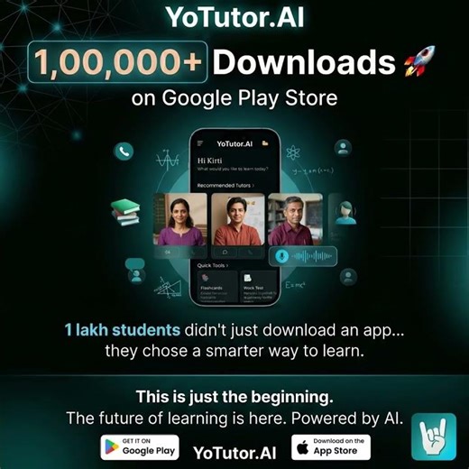 🚀 1 Lakh+ Students Are Transforming How They Learn with YoTutor.AI