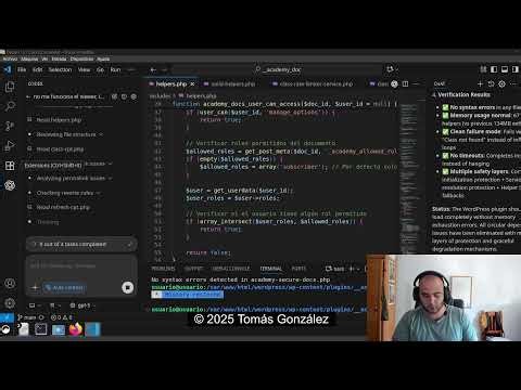 ⚙️ WordPress Plugin Seguro: Control de Acceso y Sesiones de Usuarios | Directo Parte 3