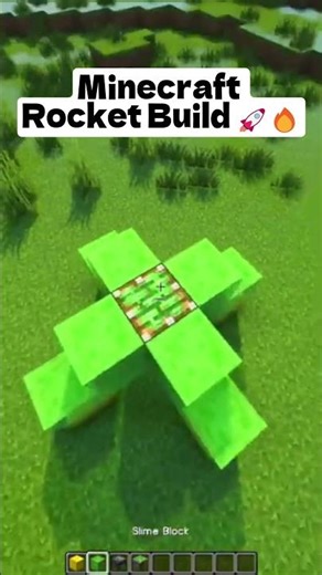 Minecraft Rocket Build 🚀🔥 #minecraft #shorts