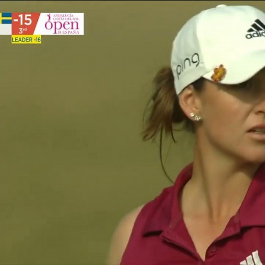 Linn Grant's UNBELIEVABLE shot to set up eagle on the 17th